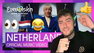 Joost Klein - Europapa | Netherlands 🇳🇱 | Official Music Video - Eurovision 2024 (REACTION!)