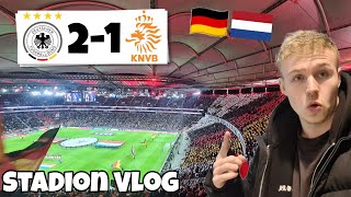 DEUTSCHLAND vs NIEDERLANDE 2:1 Stadion Vlog🇩🇪🔥 TRAUMTOR Mittelstädt und Major Tom Torhymne!