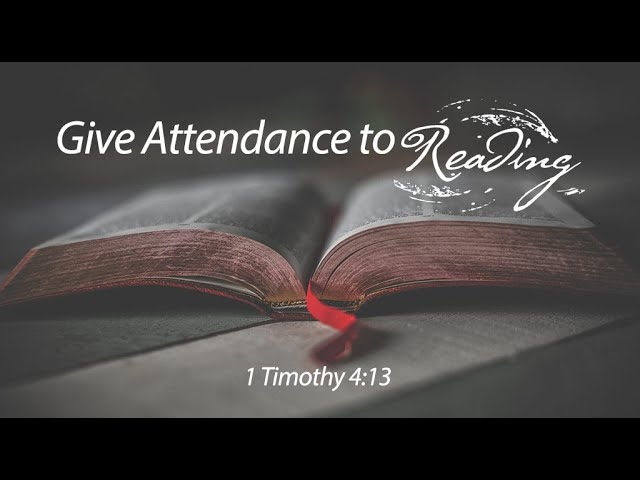 Give Attendance To Reading - Youtube