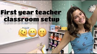 FIRST YEAR TEACHER | Full Classroom Setup!