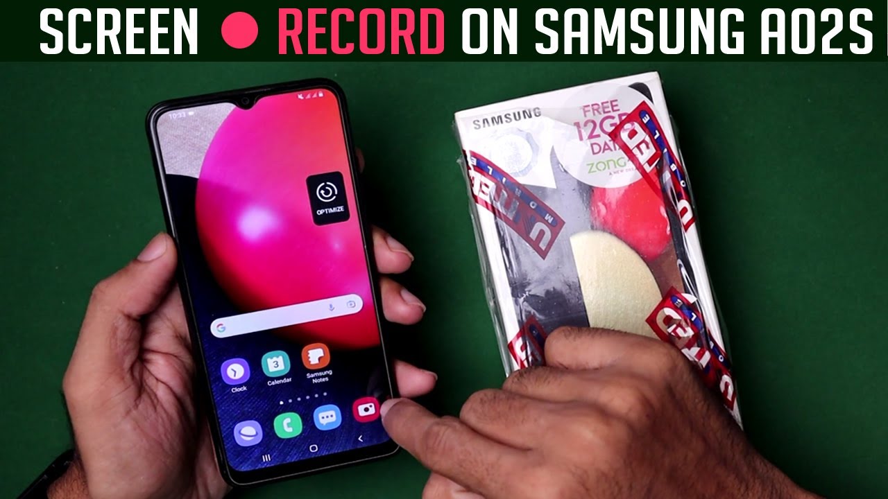 How to Screen Record on Samsung A02s - YouTube
