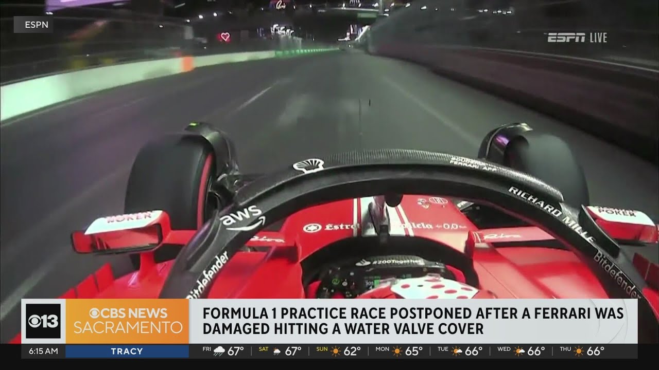 Formula 1 Cars Hit the Las Vegas Circuit for Grand Prix Practice