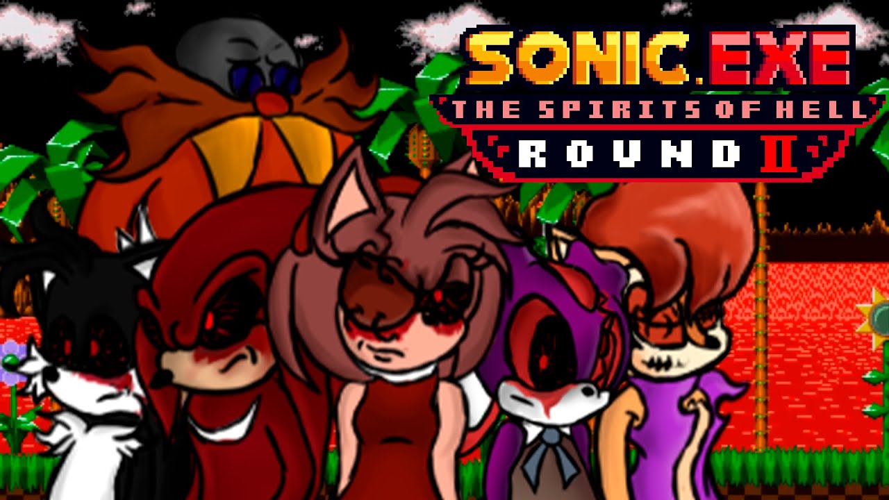 STORY SONIC EXE Spirits of HELL ROUND 2 with ALL ENDINGS 