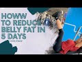 How to reduce belly fat in 5 days by  sana nawaz