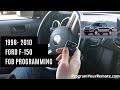 How To Program A Ford F-150 Remote Key Fob 1998 - 2010