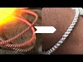 Twisted bracelet | silver bracelet making | we make jewellery