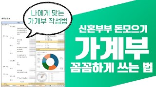 신혼부부 가계부 쓰는 법 | 부부가계부 | 월별 가계부 | 개인재무상태표 | 절약유튜버