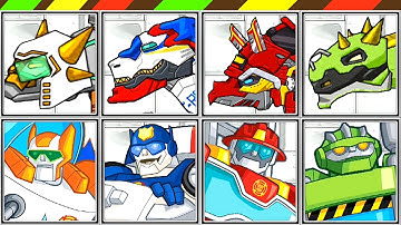 Dino Robot Dino Corps + Transformers Rescue Bots | FULL GAME PLAY - 1080 HD | DCTE VN