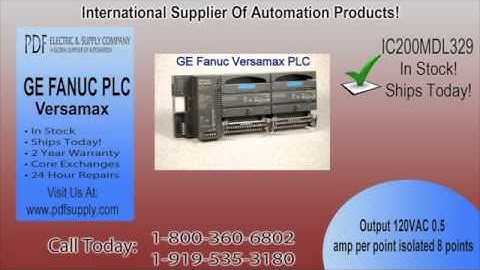 IC200MDL329 | GE Fanuc PLC Series 90-30 | In Stock! Call 800.360.6802