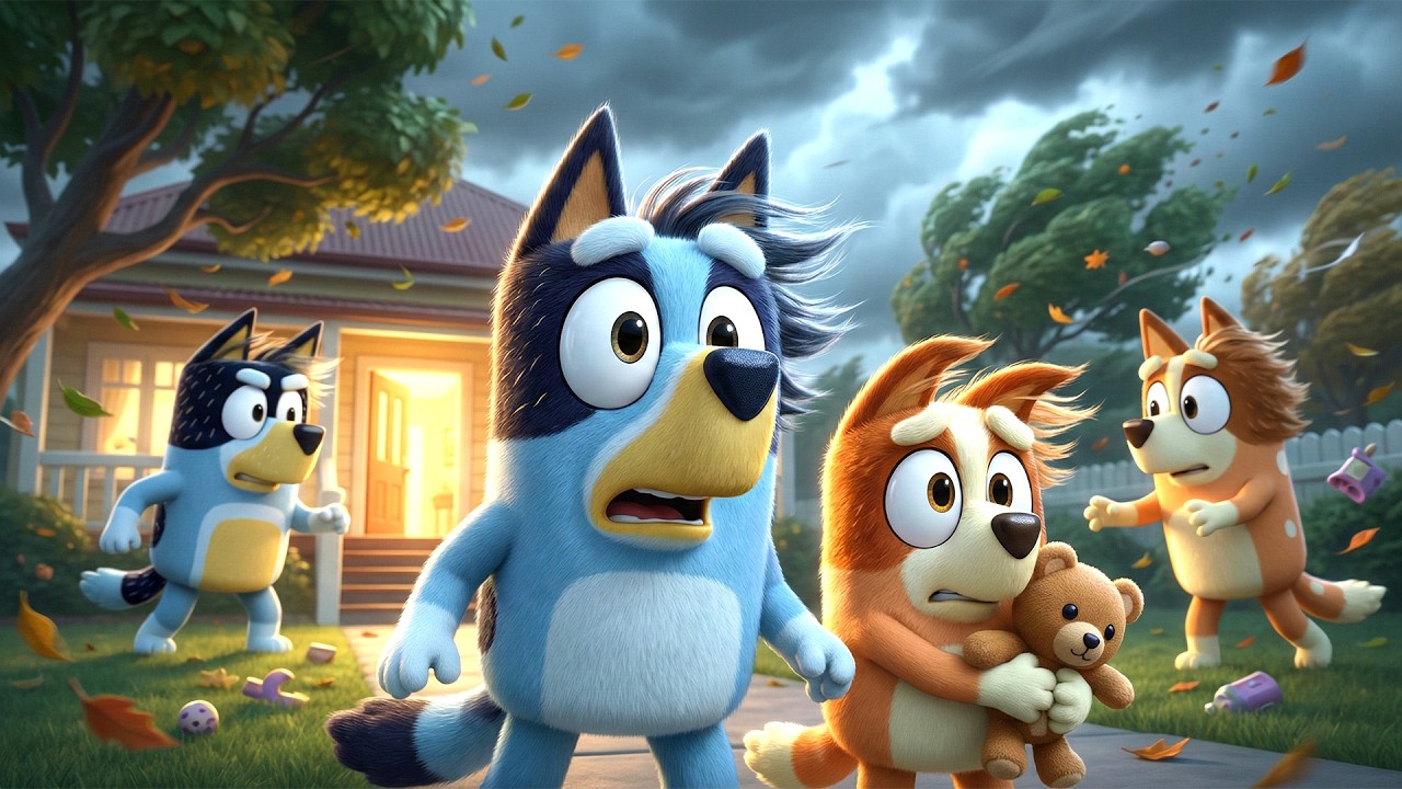 Bluey and the Big Wind Storm! 🌪️ Can They Save the City? | Bluey x ...