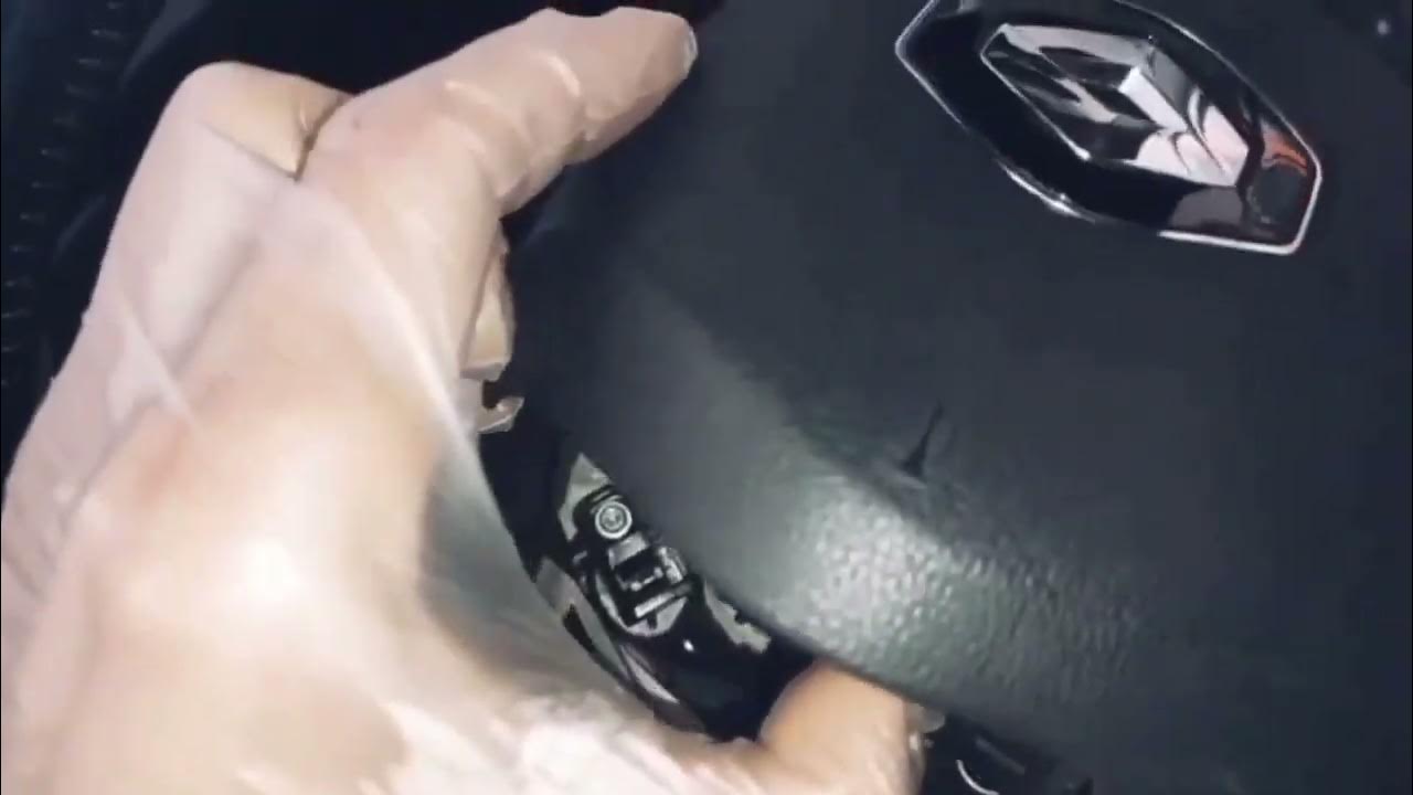 How to remove airbag steering wheel on Renault Kadjar YouTube