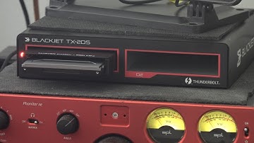 BLACKJET TX-2DS with DX-1AT Atomos Reader First Look