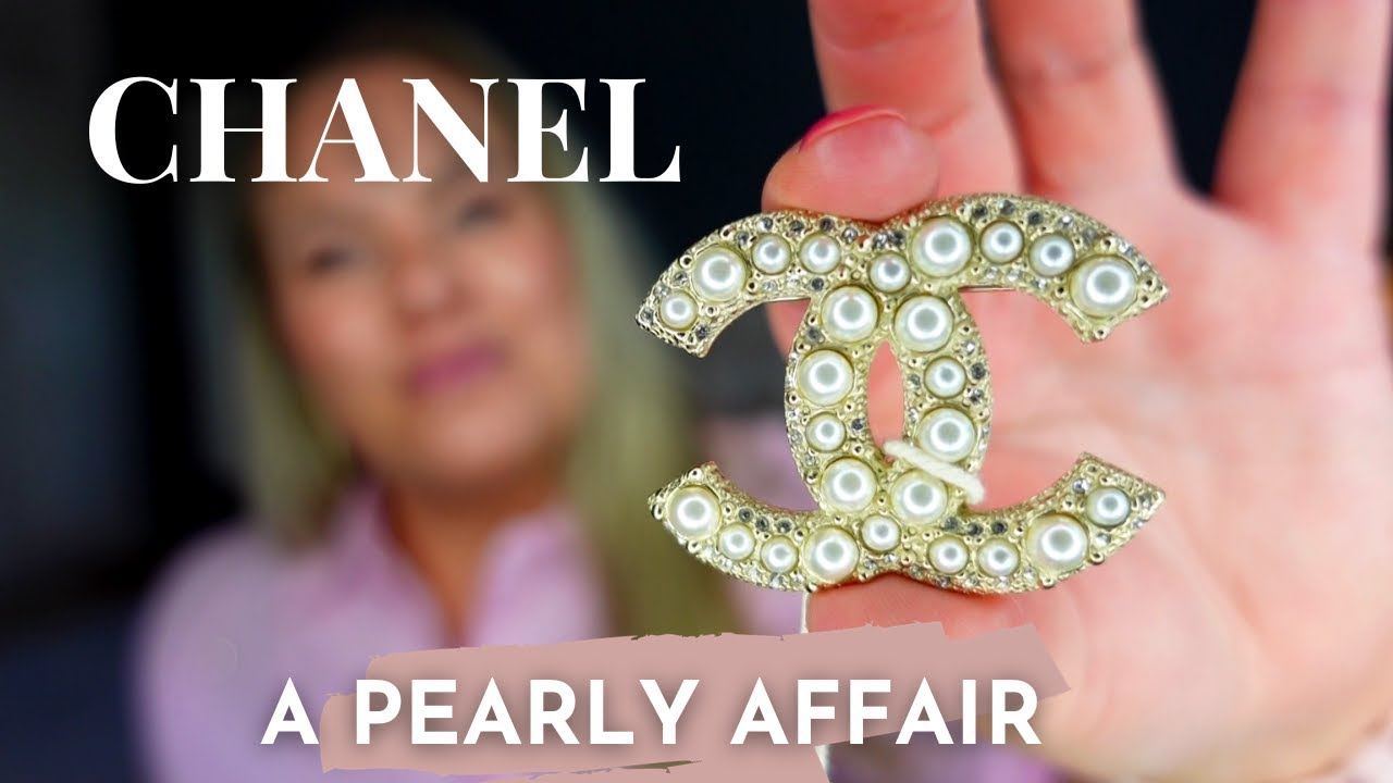chanel - Chanel Pearl Brooch  HBX - Globally Curated Fashion and Lifestyle  by Hypebeast
