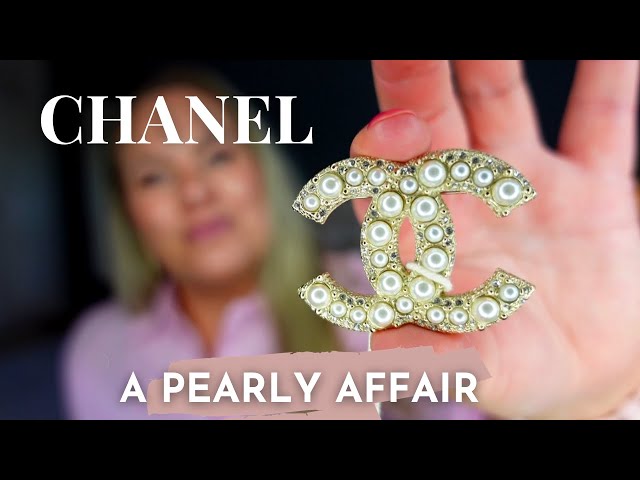 Chanel Brooch With Pearls - IB09232