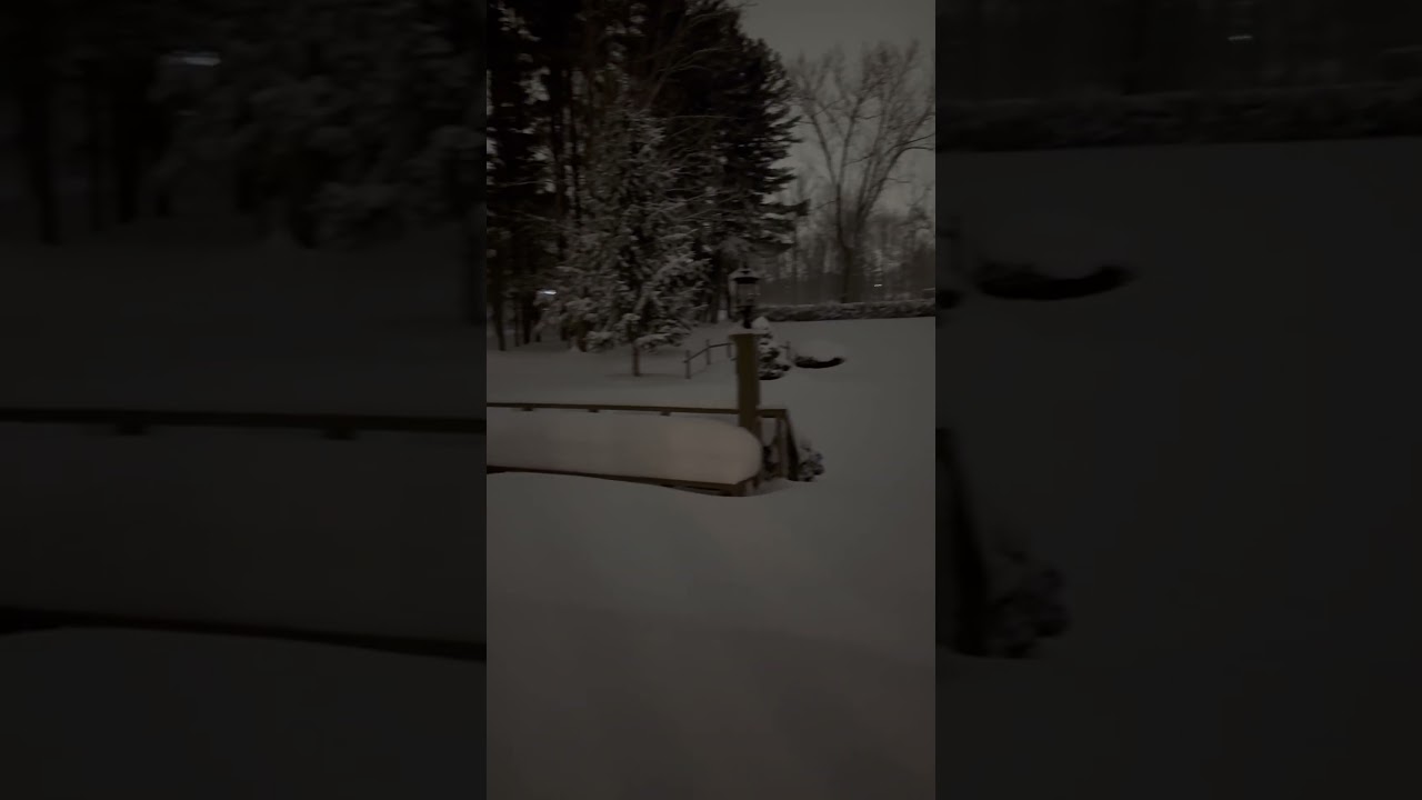 This is what more than 3 feet of snow looks like!!