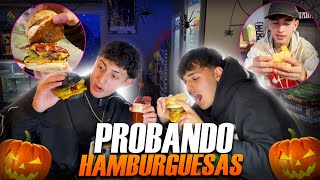 Nos invitan a comer hamburguesas Vlog(Especial Halloween)🎃🍔