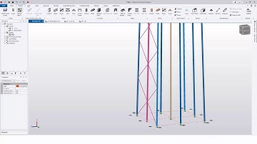 Tekla Structural Designer 2020 - Modelling telecom towers