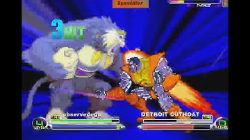 MvC2: Dereklearnslow - Sonson Fire Blast Incinerates Colossus (Hyper Armor) .:4.8.23:.