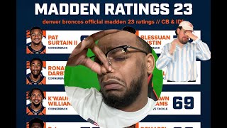 Broncos Fan Reacts to Madden 23 CB Ratings