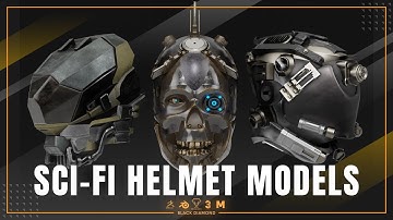Sci Fi Helmet 3D Models