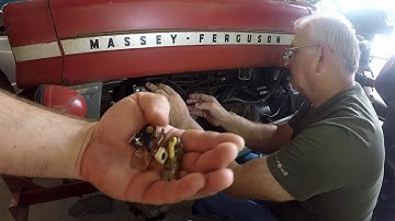 How to install points on a MF 135