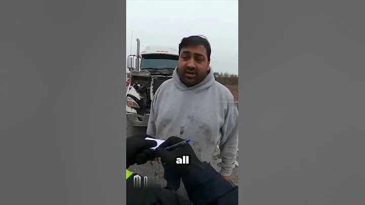 indian truck driver smells so strong the officer had to back off !!! #bodycam #police #funny