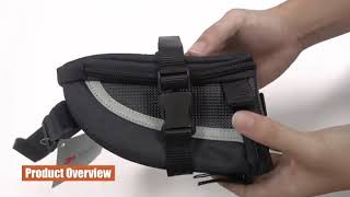 BV(ビーブイ) 自転車 サドルバッグ ストラップ式 自転車バッグ シートバッグ 容量拡張 耐水性