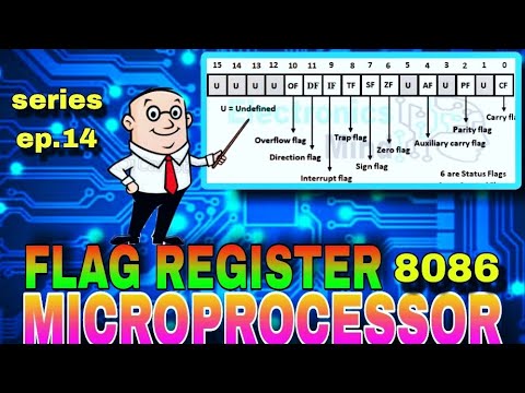 About 8086 flag register in telugu/#microprocessor #flagregister # ...
