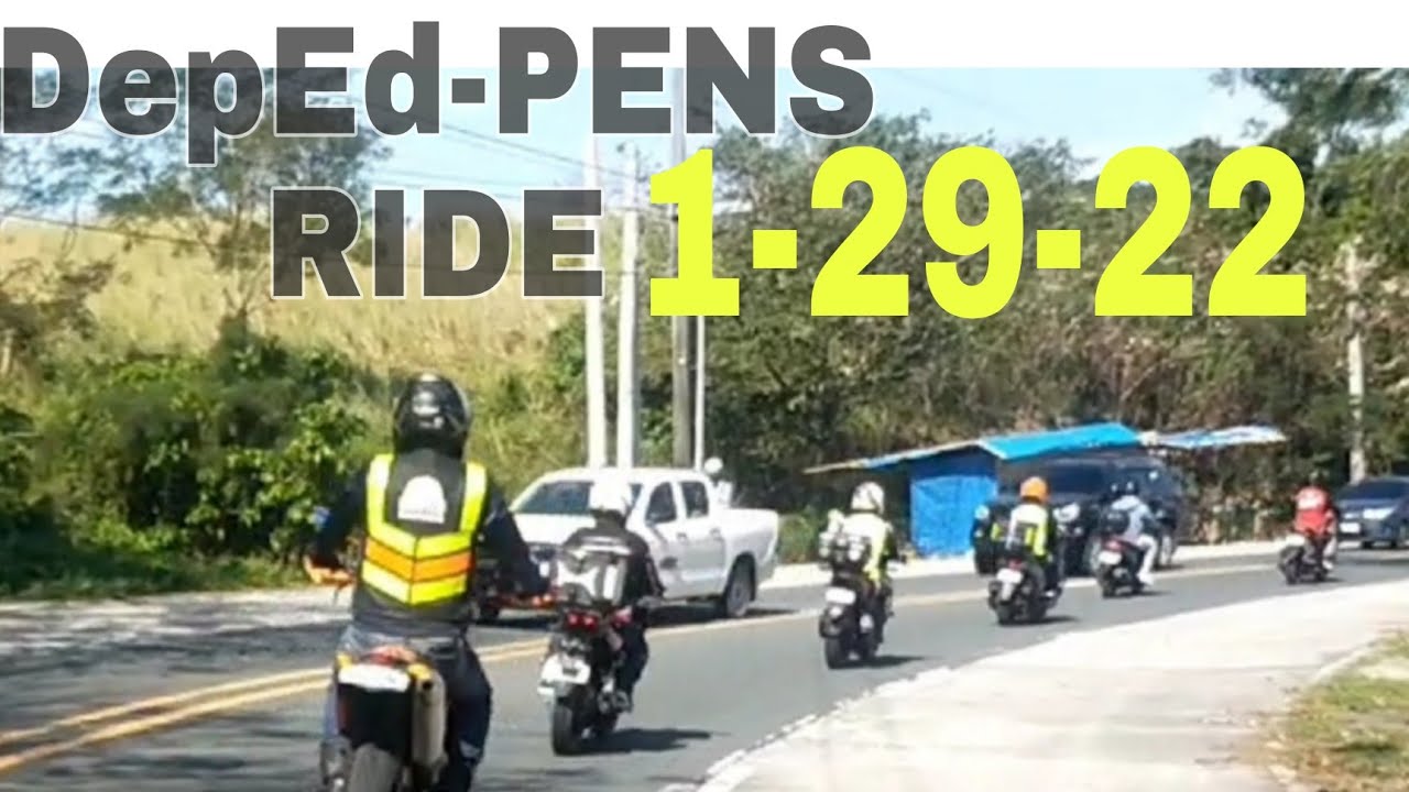 CHILL RIDE SATURDAY With DEPED-PENS riders 