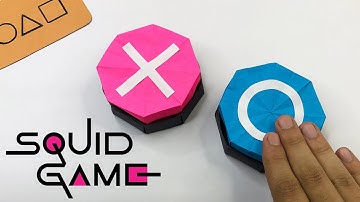 How to Make Squid Game Season 3 Button Paper Craft (Easy DIY Tutorial!)