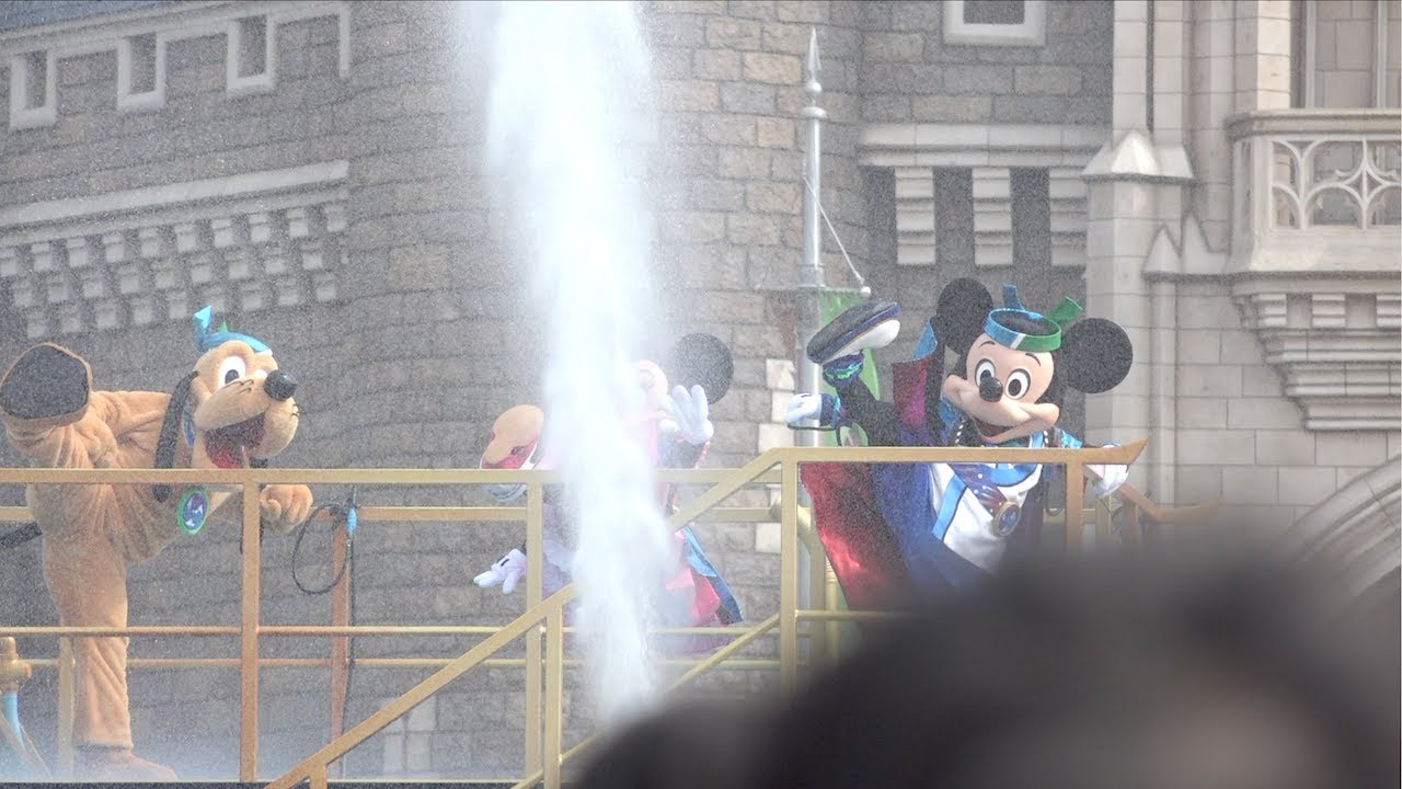 足上げ、指クイ、３人キックでキャノン、舞浜の水使い達が降臨した夏（サマビ2017 8月19日 TDL）