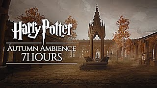 Hogwarts Autumn 7Hours Exploring The Castle Harry Potter Inspired Ambience Rain Sounds
