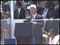 President Clinton at Arrival in Port-au-Prince, Haiti (1995)