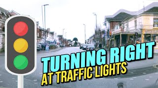 Turning Right At Traffic Lights UK