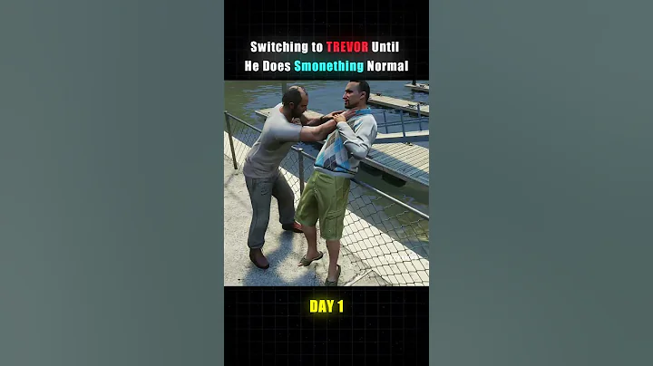 Can Trevor Philips EVER Be Normal? 😱 GTA 5 Challenge (Day 1) #GTA5 #Shorts #Trevor