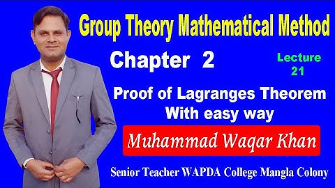 lagranges theorem in  group theory || lagrange theorm examples