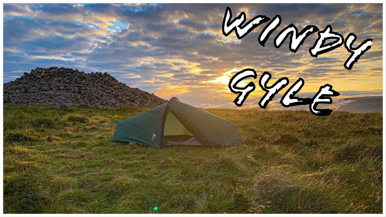 Solo, Overnight, Wild Camp on Windy Gyle in the Cheviots.