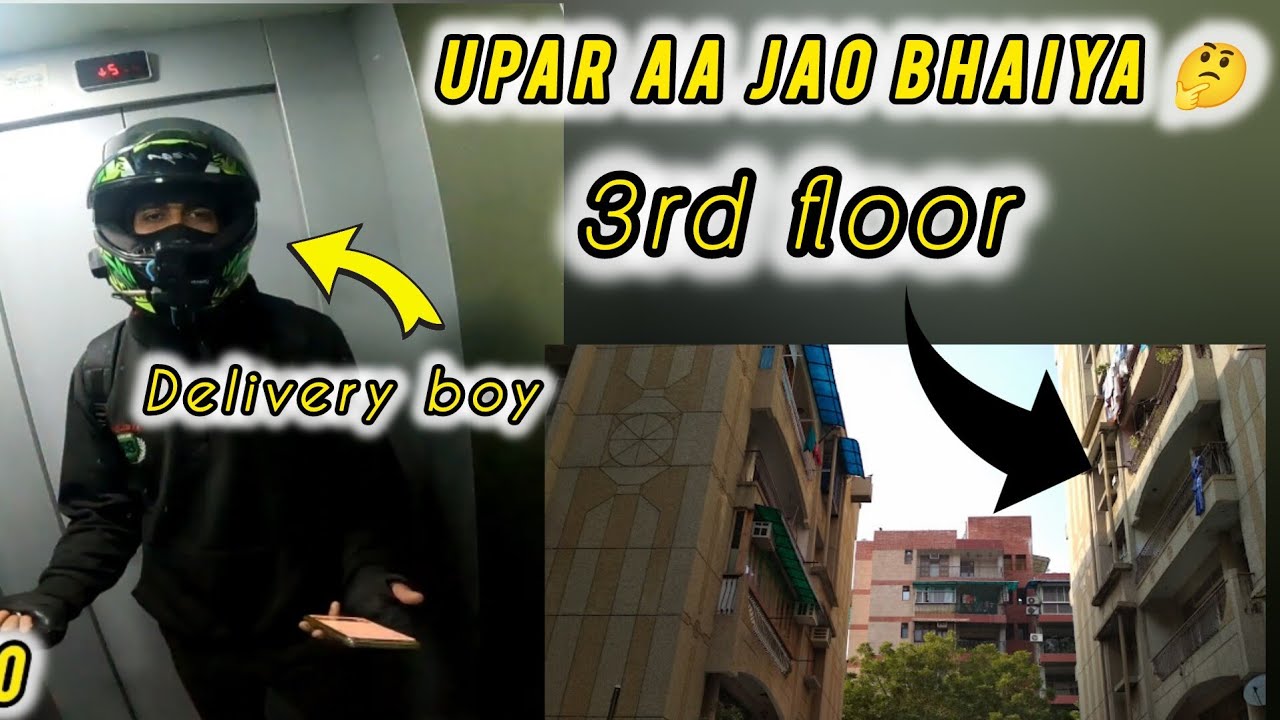 3rd floor pe jao parcel dene 🤔//Gumakkadsunil 