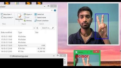 Rock paper scissor using PyTorch deep learning.