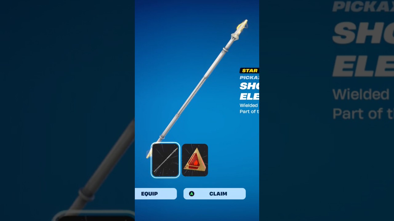 Shock Trooper Electrostaff Pickaxe ⚡️ - Fortnite X Star Wars