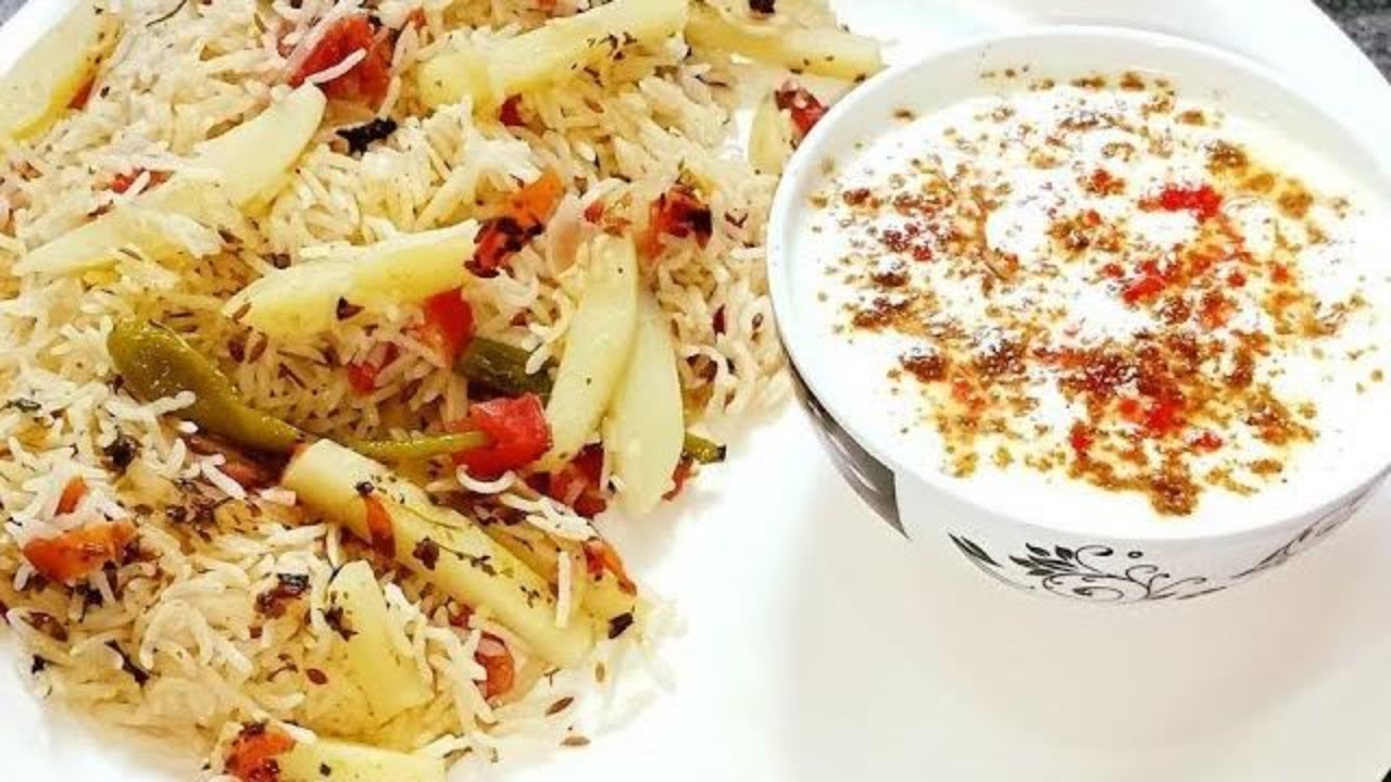 Aloo Pulao Recipe Aloo Rice Recipe How To Make Potato Rice Quick