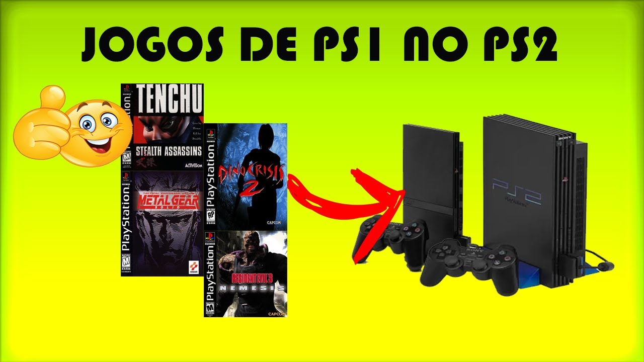 JOGOS DE PS1 NO PS2 - Método mais fácil de rodar ! - YouTube