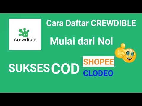 CARA DAFTAR GUDANG ONLINE CREWDIBLE MULAI DARI NOL HINGGA TRANSAKSI