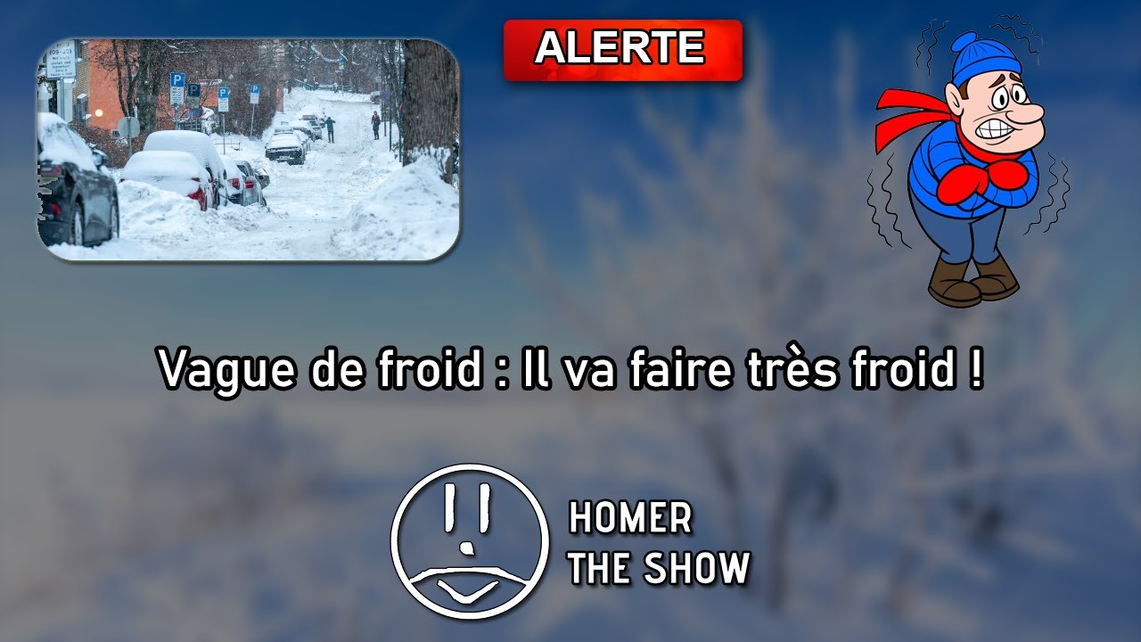 Vague de froid : Il va faire très froid ! - YouTube