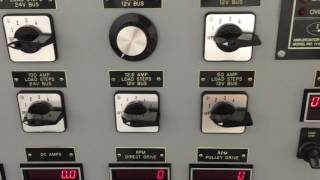 Heavy Duty Alternator, starter, generator test stand demo-Auto, Aircraft