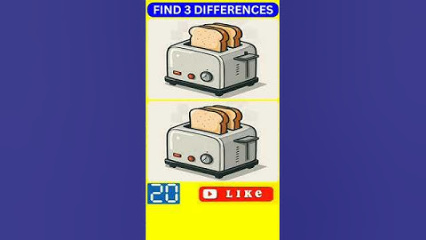 🔍Find the Difference Brain Game Challenge🧠【#162 Find the 3 Differences】 #shorts #quiz #gameplay