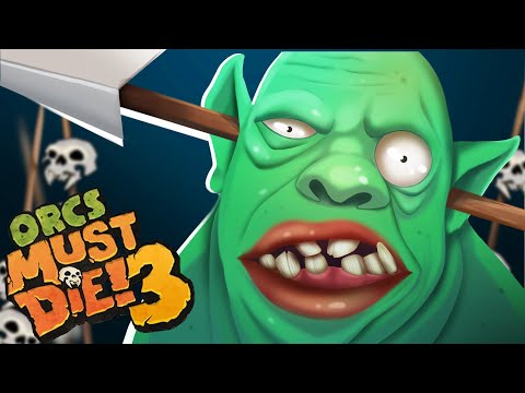 Видео: НАШ ЗАМОК ОСАЖДАЮТ СОТНИ ОРКОВ! КАК ЭТО ПОБЕДИТЬ? ORCS MUST DIE! 3