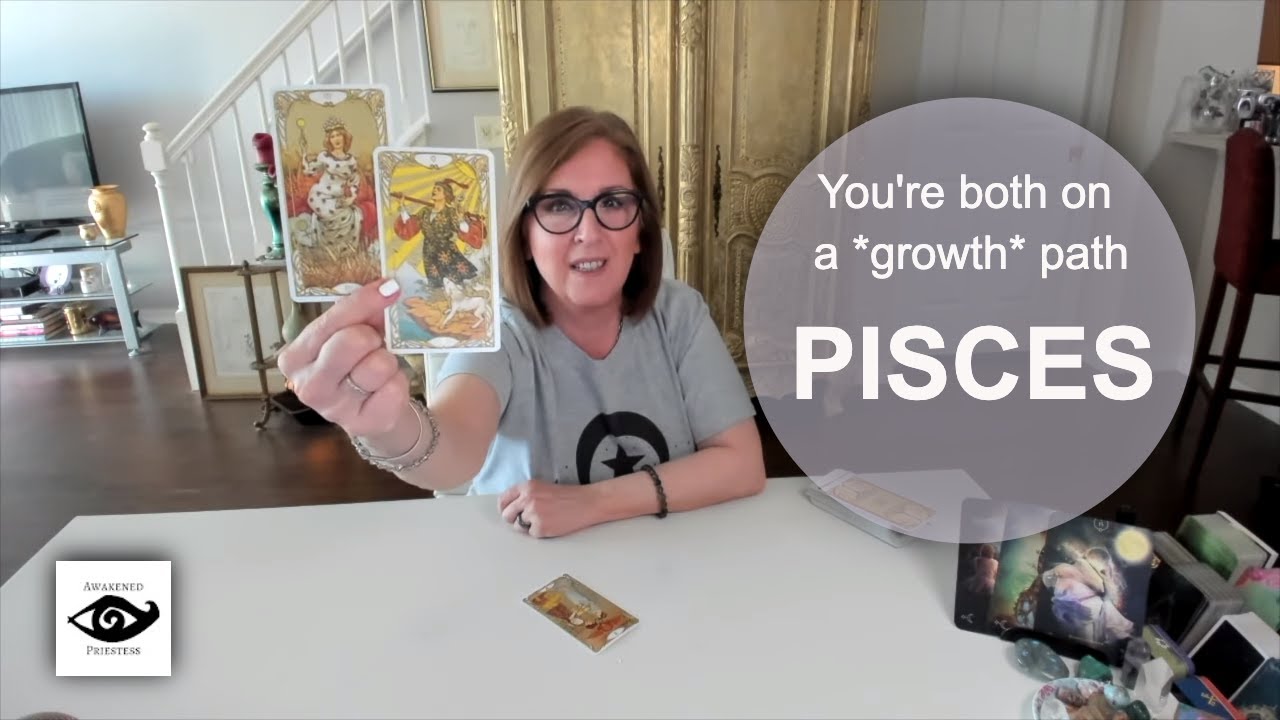 PISCES ♓ You're both on a *growth* path - Twin Flame Tarot