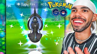 TAPU FINI *SHINY* 🚨AO VIVO🚨 FARM DE MALUCO🌍! #pokemongo