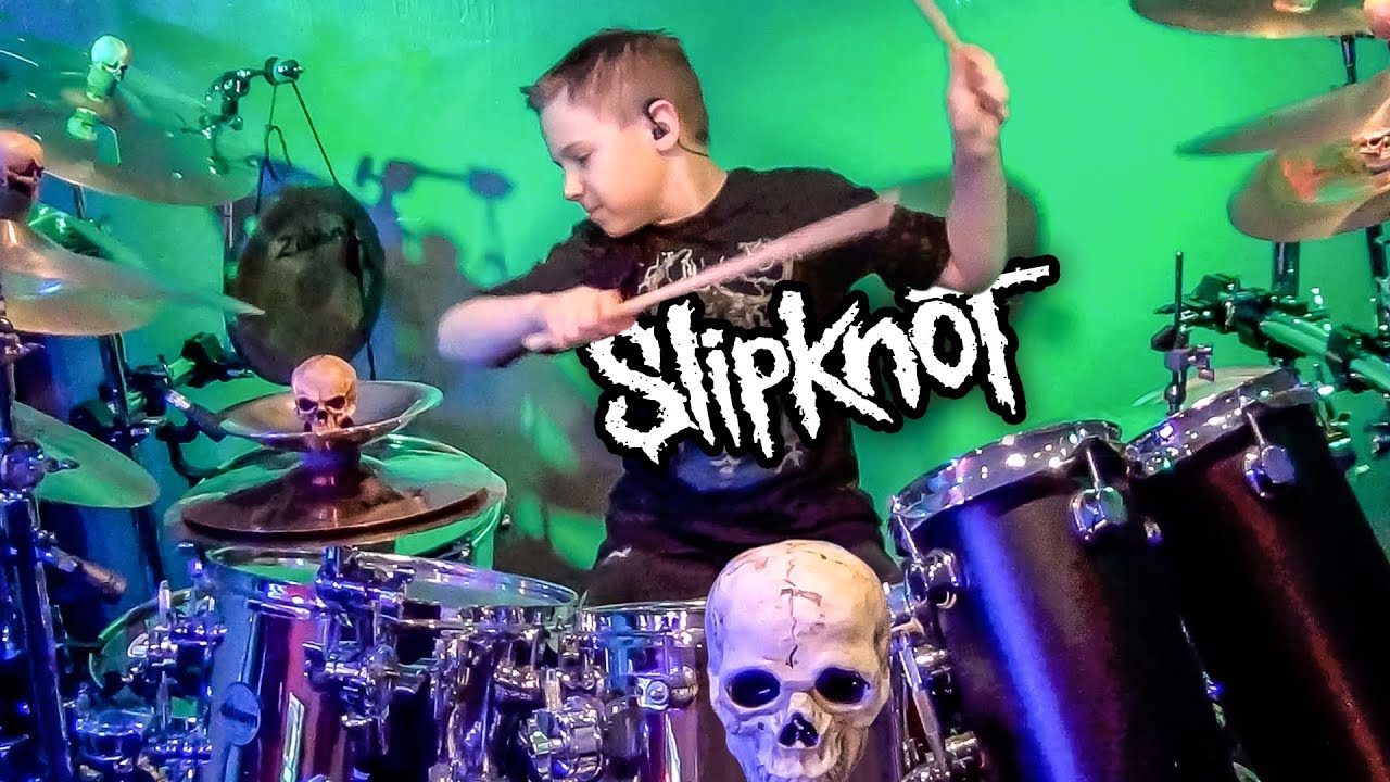 BEFORE I FORGET - SLIPKNOT (age 9) Drum Cover